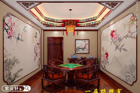 新中式棋牌室效果图高清图片下载-正版图片500869675-摄图网
