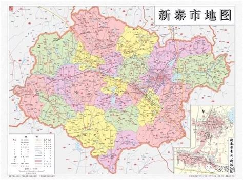新泰市地图图片