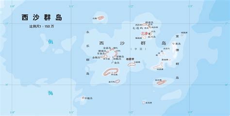 海南省三沙市旅游地图 - 三沙市地图 - 地理教师网