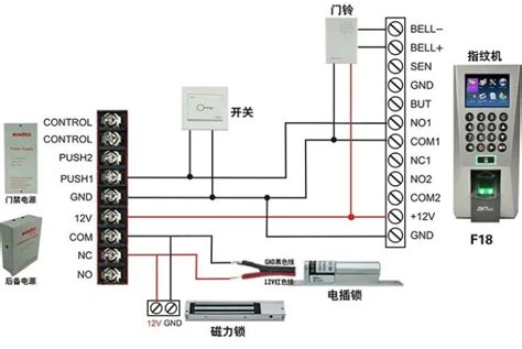 门禁系统如何接线？_自动控制_玩电子_我要玩起