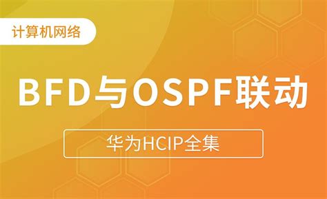 BFD与OSPF联动配置实现 - 华为HCIP全集 - 编程开发教程_ - 虎课网