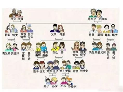 亲戚关系称呼大全表（七大姑八大姨怎么称呼？详细中国亲戚关系图表，拜年用得上） | 说明书网