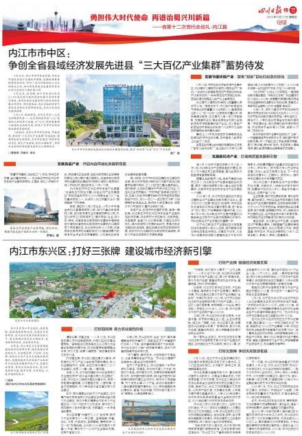 内江市市中区：厚植营商环境沃土 百亿绿色能源产业园加快推进---四川日报电子版