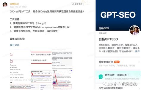 白杨SEO：学会GPT和SEO，轻松搞定全网搜索流量！白杨GPTSEO正式对外推出！