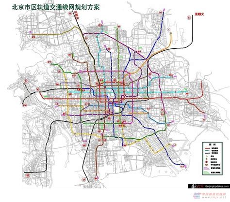 地铁线路图北京图片