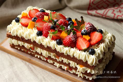 简单的双层水果蛋糕的做法【步骤图】_蛋糕_下厨房