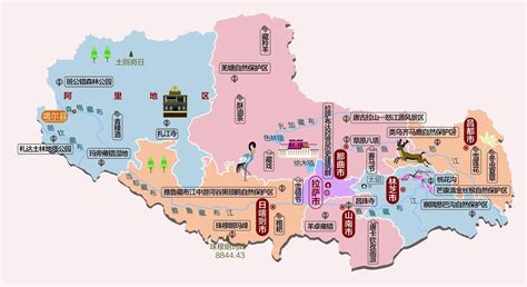 西藏自治区旅游地图高清版_中国地图_初高中地理网
