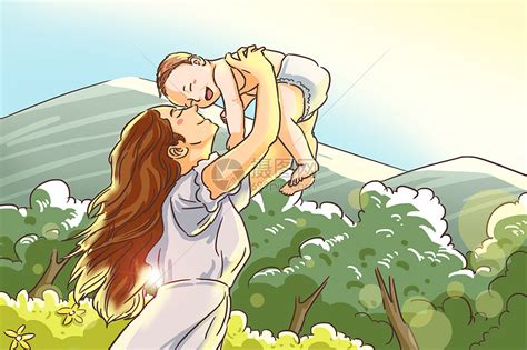 母亲节插画插画图片下载-正版图片400137434-摄图网