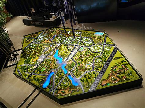河南郑州中原文化小镇规划沙盘模型 - 规划模型 - 华野