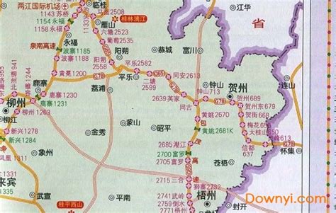 广西高速公路地图全图软件截图预览_当易网