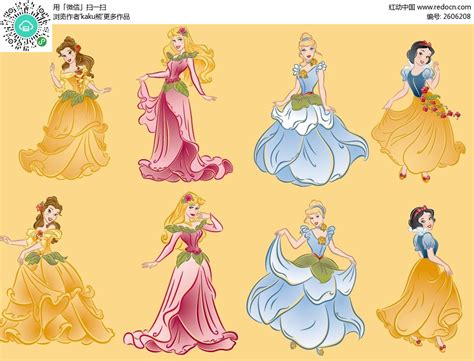 求迪士尼六公主大集合的图片。_百度知道