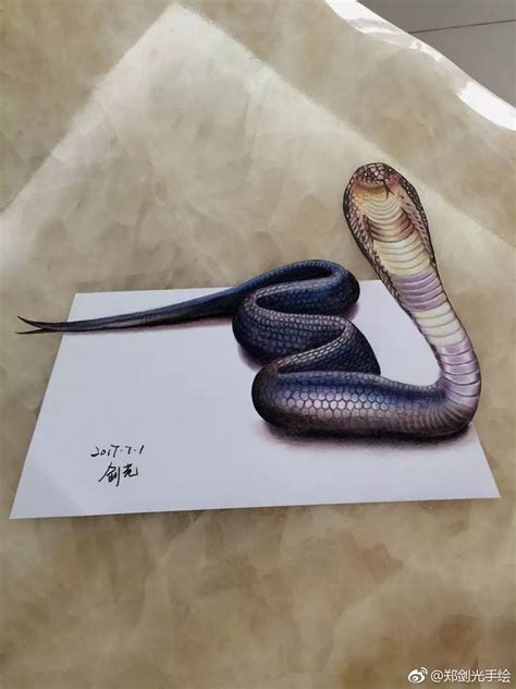 眼镜蛇怎么画霸气,画双头蛇,蛇的素描画_大山谷图库