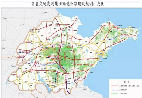 山东省高速公路十四五规划示意