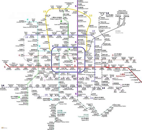 求最新北京地铁线路图（不要规划中的）_百度知道