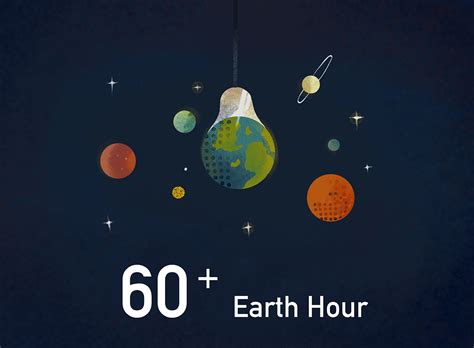 地球一小时（Earth Hour）公益海报|平面|海报|Luther198 - 原创作品 - 站酷 (ZCOOL)