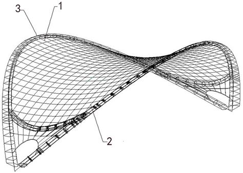 施工空间受限的双斜拱承双曲抛物面索网结构施工方法与流程