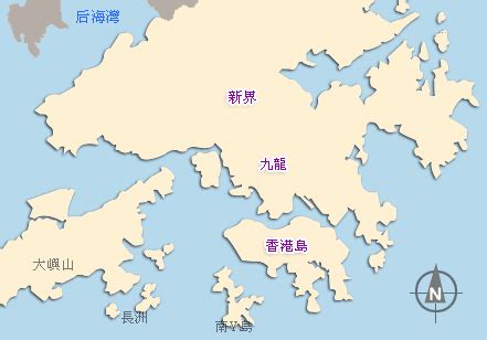 香港地图图片