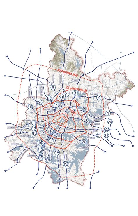 武汉地铁规划图（2020年）_交通地图库_地图窝