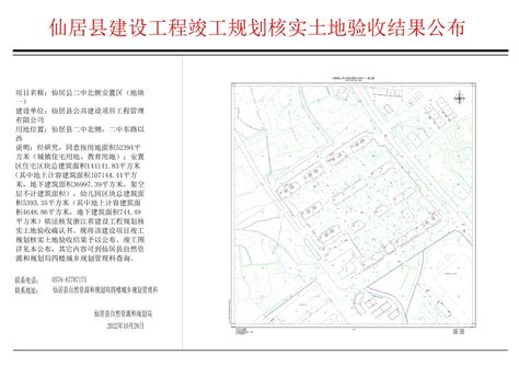 仙居县三里头安置区项目建设工程规划核验和建设用地复核验收批后公布