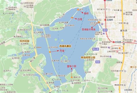 杭州西湖区详细地图,西湖区,西湖(第2页)_大山谷图库
