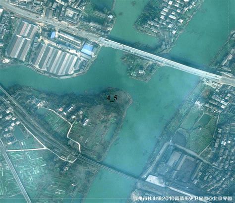 湖北省历史卫星图-鄂州市历史卫星图-2010年历史卫星图