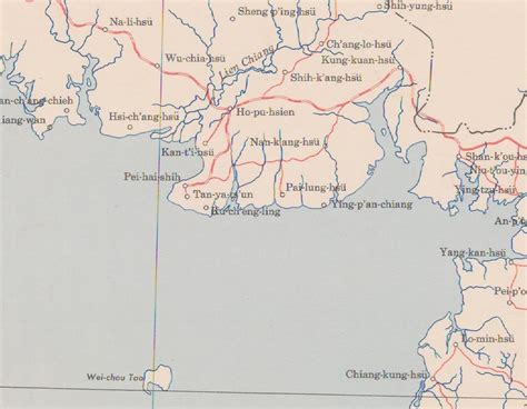 【老地图】北海市在各朝代和各国的地图上的几百年变迁