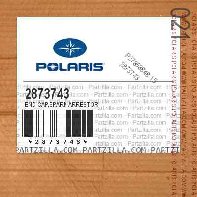 Polaris 2873743 - End Cap,Spark Arrestor | Partzilla.com