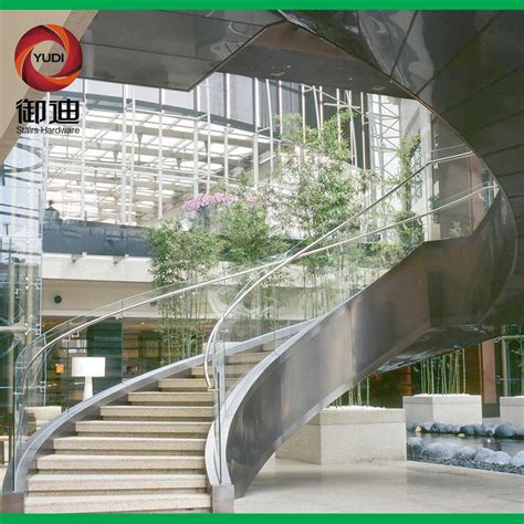 佛山御迪厂家可定制室外钢结构弧形梯 工程用弧形楼梯-阿里巴巴