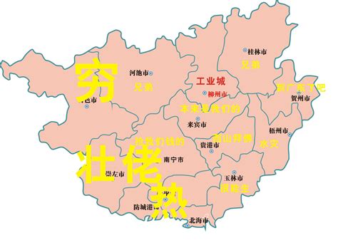 求广西柳州地图