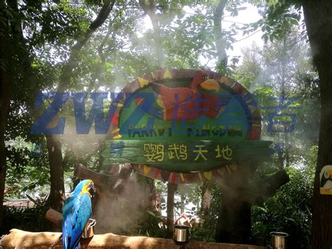 武汉东湖海洋公园-飞鸟世界入口 - 雾森景观 - 造雾者