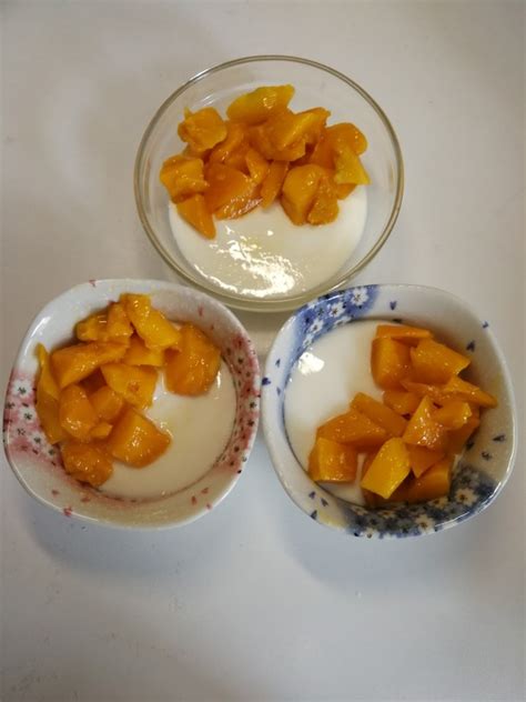 【芒果双皮奶的做法步骤图，芒果双皮奶怎么做好吃】fenfen666_下厨房