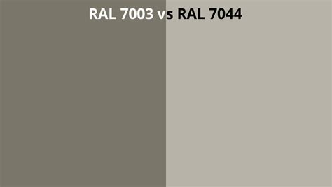 RAL 7003 vs 7044 | RAL colour chart UK