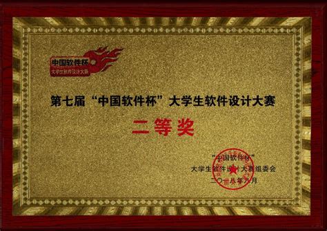 我校在“中国软件杯”大学生软件设计大赛中获全国二等奖
