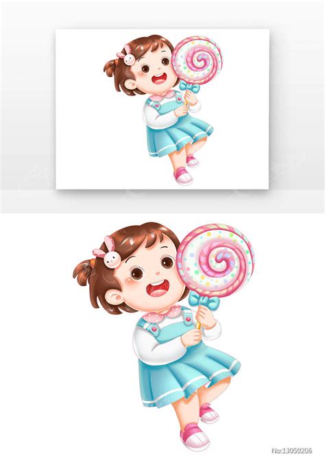 放松传统节日过新年的小女孩吃棒棒糖高清图片下载-正版图片501916924-摄图网