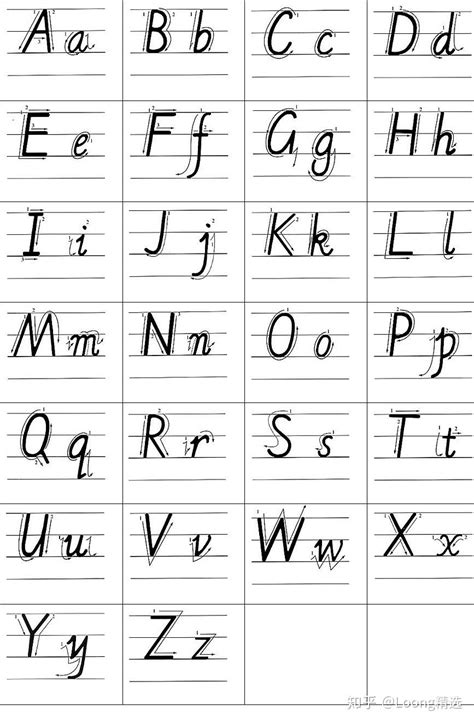 26个英文字母发音表大小写配图文 - 听力课堂