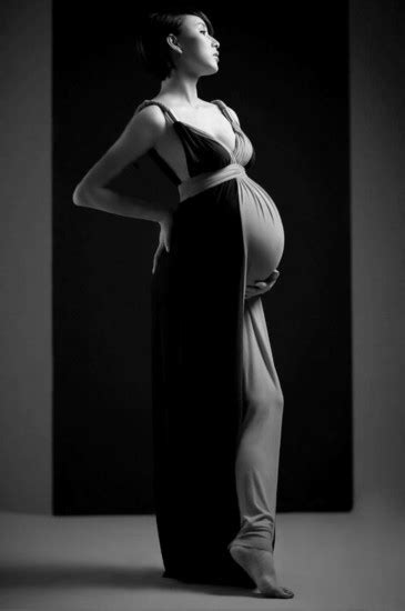 怀孕的女子越来越漂亮
