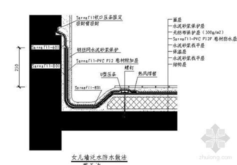 截水天沟怎么做防水好