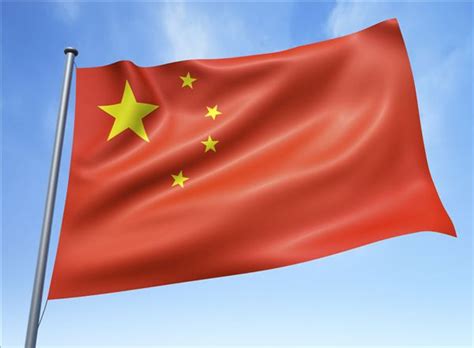 中国国旗绘画素材