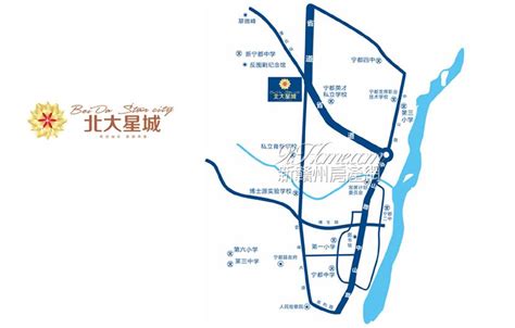 赣州宁都县梅江镇地图