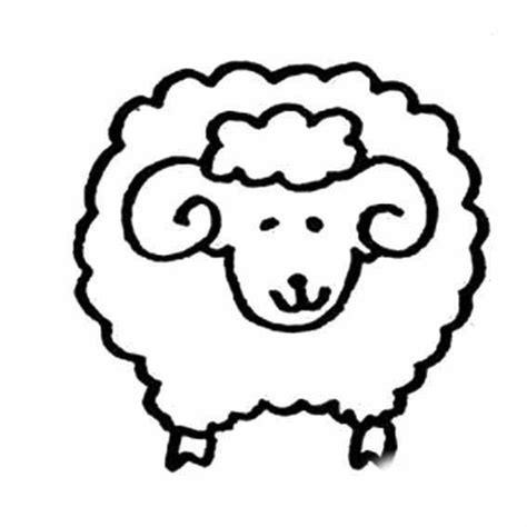 喜羊羊简笔画画法步骤
