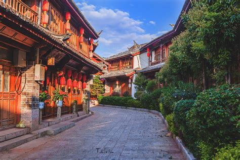丽江的著名旅游景点。