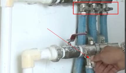 地热分水器上的分路阀门坏了,怎么换?用什么工具把它拧下来?
