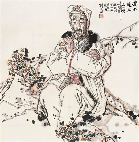 绘画大师刘文西作品《祖孙四代》的赏析，谢谢了。