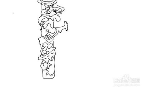 兩個(gè)柱子上畫同樣的龍?jiān)鯓赢?