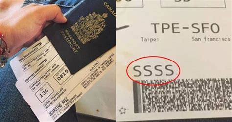 机票上被标注了SSSS是什么意思？登机牌上都有什么秘密？