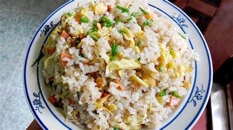 炒飯做法,家常原料啊