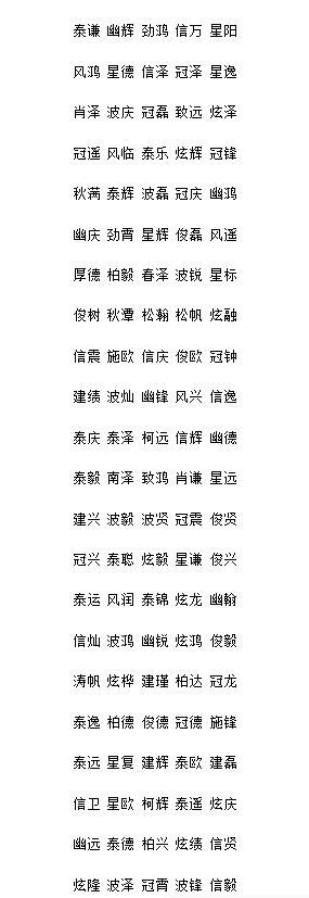 文韬武略的男孩名字