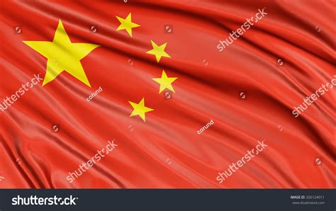 中国国旗绘画素材