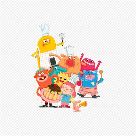 怪兽元素儿童画