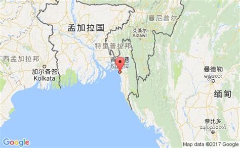 孟加拉国的位置、